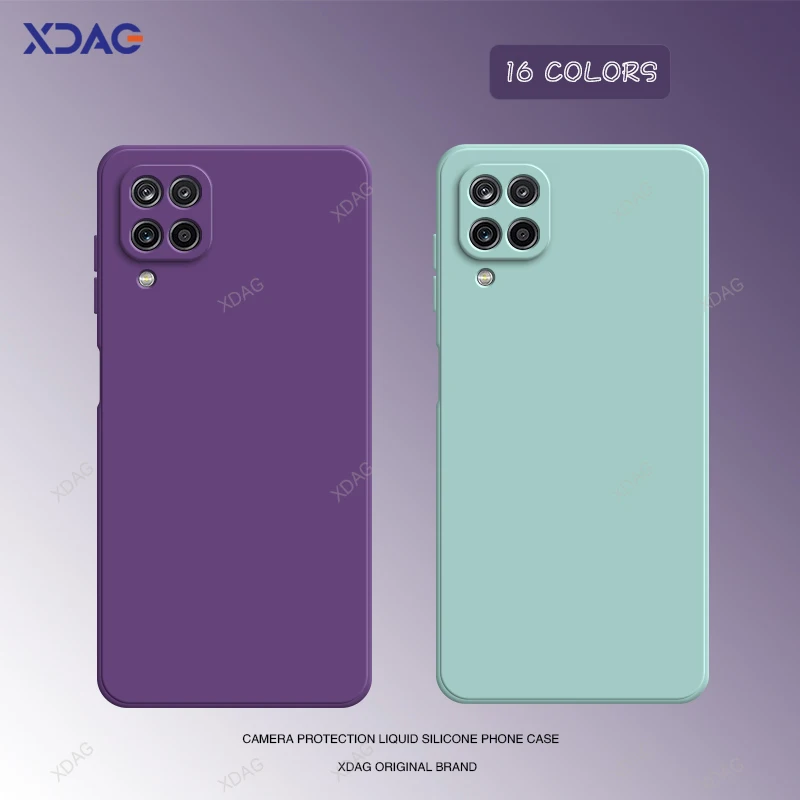 Solid Color Silicone Phone Case - Soft Liquid Shell, High-Quality Back Cover