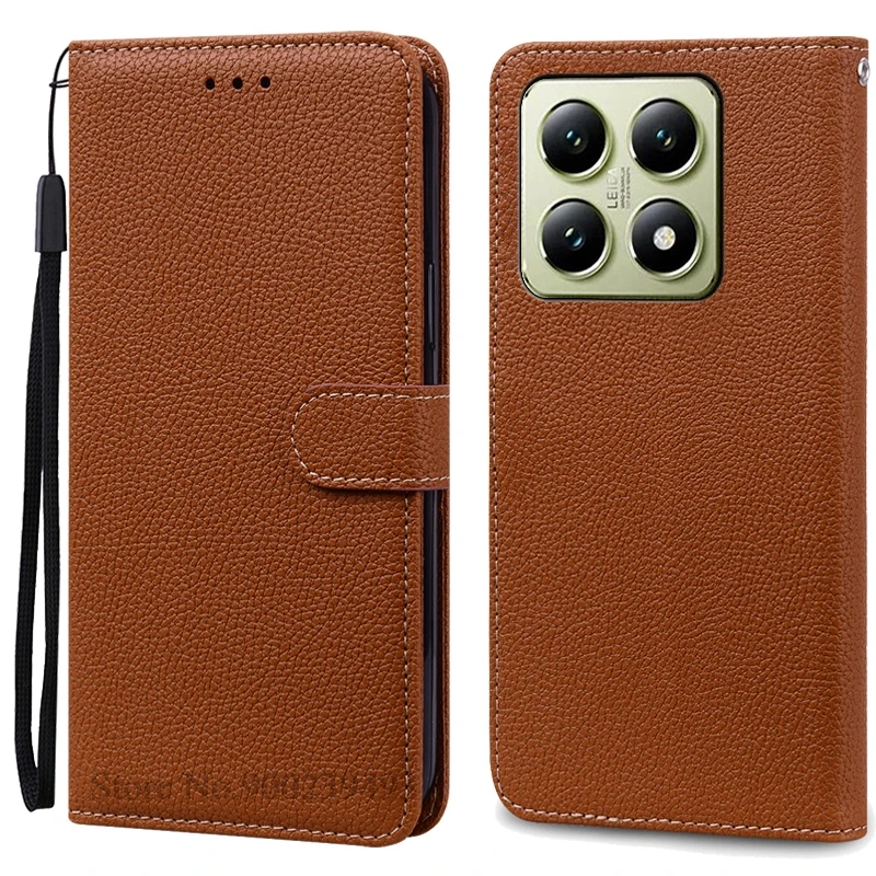 Leather Wallet Flip Cover - Elegant Book Style Case