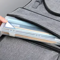 Portable Canvas Sketching Tools Art Bag Large Capacity Waterproof Sketch Storage Bag Durable Artist Canvas Backpack Art Supplies 1