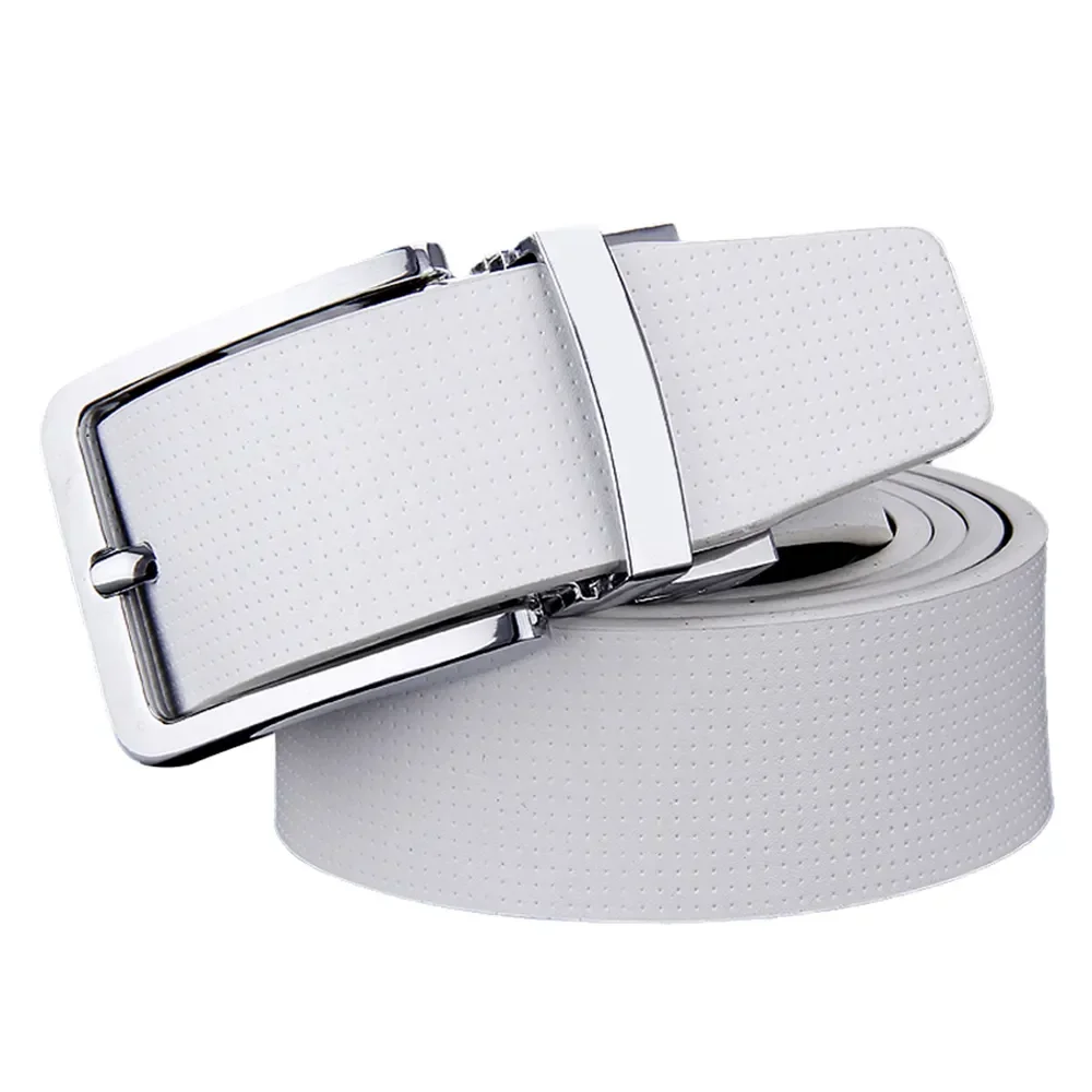 2024 New Cowhide Designer Luxury Belt Mens Male Waist Strap Leather Pin Buckle White Genuine Leather Belts for Men Pants Band 2023new 3 8cm thick cowhide copper buckle genuine leather casual jeans belt men high quality retro luxury male strap cintos 2024