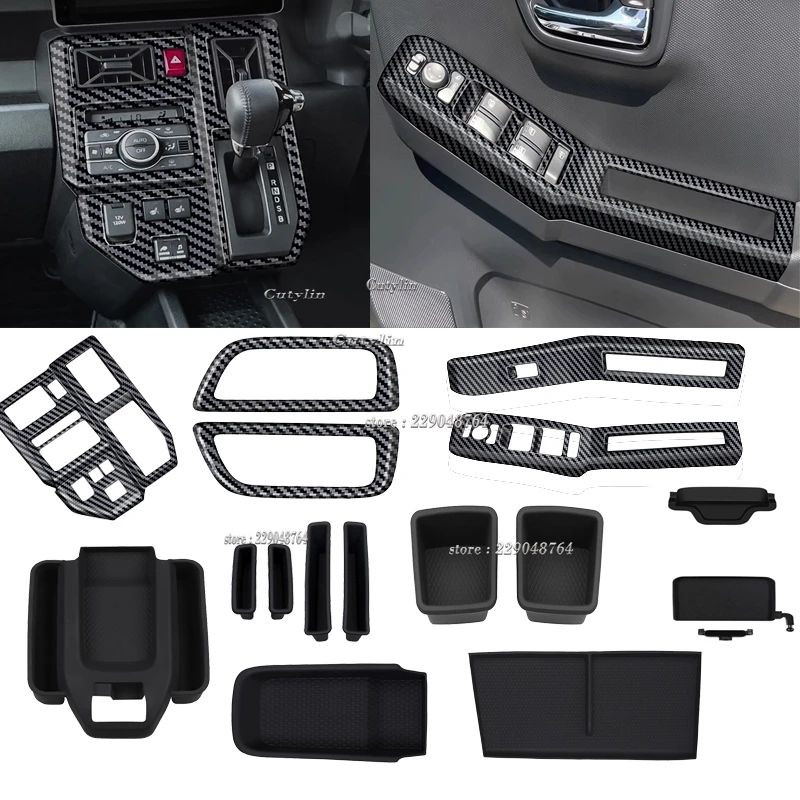 Für DAIHATSU TAFT 2024 2025 Innen Zubehör Silikon Getriebe Shift Panel Wasser Tasse Halter Lagerung Box Getriebe Shift Panel Abdeckung