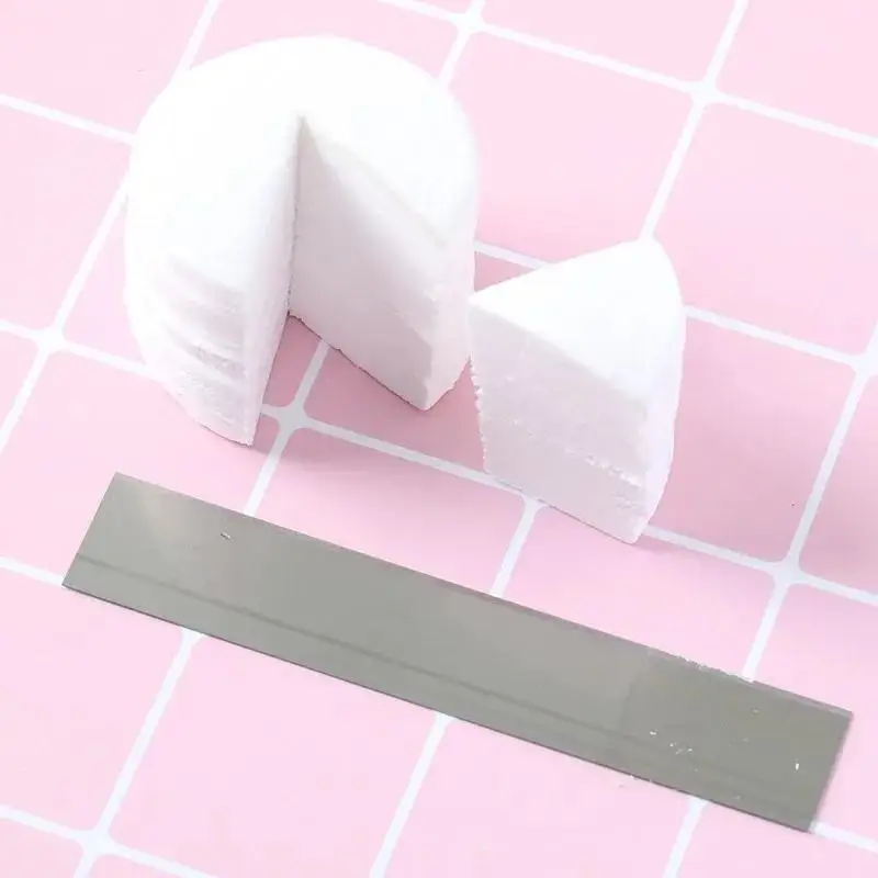 2Pcs DIY 도자기 유연한 스테인레스 스틸 점토 폴리머 클레이 커터 블레이드 세라믹 도구 모델링 패브릭 아트 수제 조각 SL