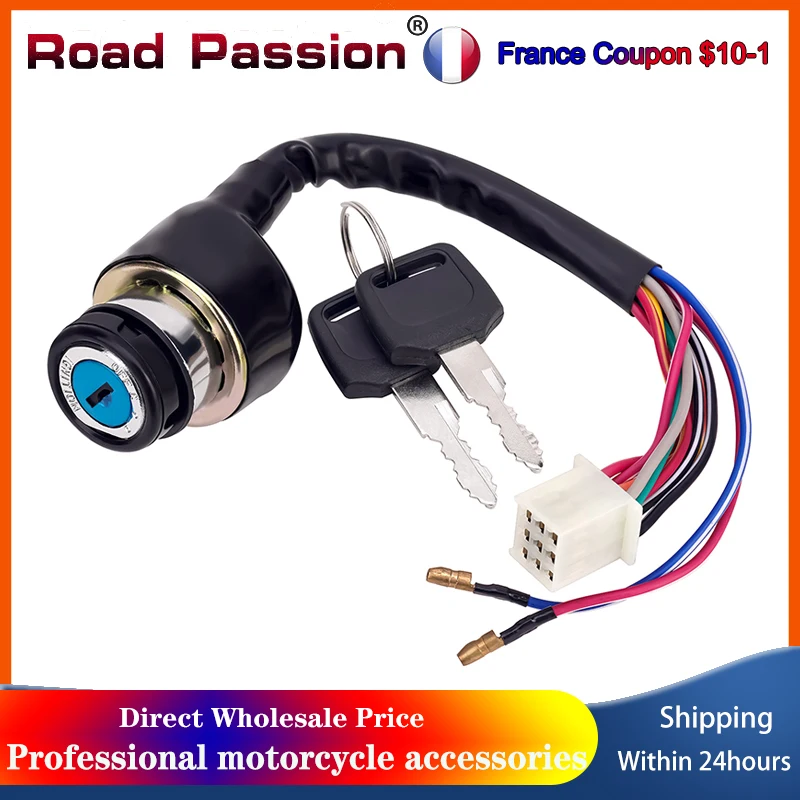 Serrure Scooter électrique Cooter - 5 Broches Pour Kukirin G2 Serrure Démarrage 5 Broches Plastique