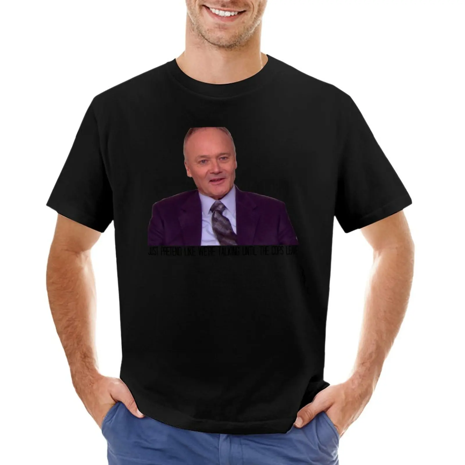 

The Only Person Who Ever Stole from Creed Bratton T-Shirt summer tops black t shirts heavyweight t shirts for men