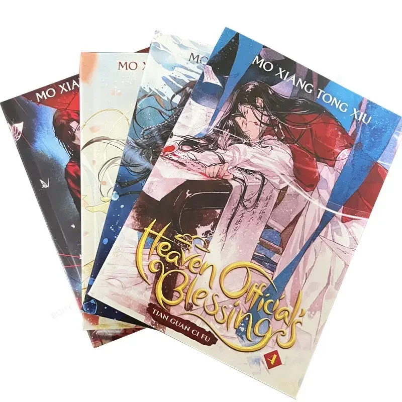 【英語】天官賜福 Heaven Official's Blessings 1-4 Heaven Officials Blessing 1-4 Volume Tian Guan Ci Fu English