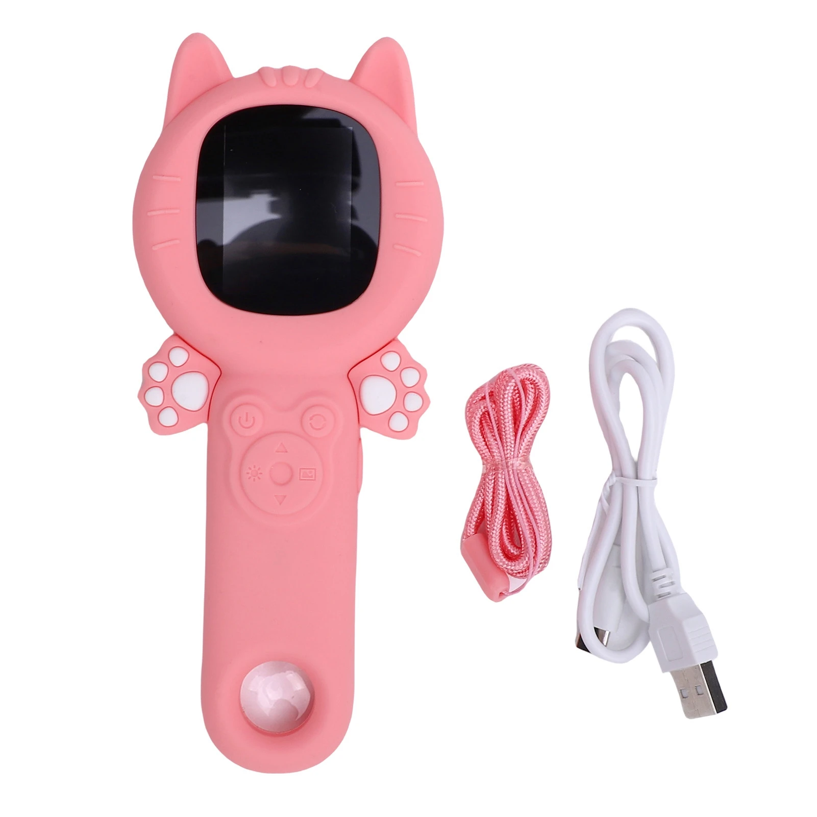 מצלמת מיקרוסקופ דיגיטלית ניידת עם מגדיל 16x, זום 4x, מסך 2 אינץ', זכוכית מגדילה כיס 1080P להקלטת תמונות ווידאו