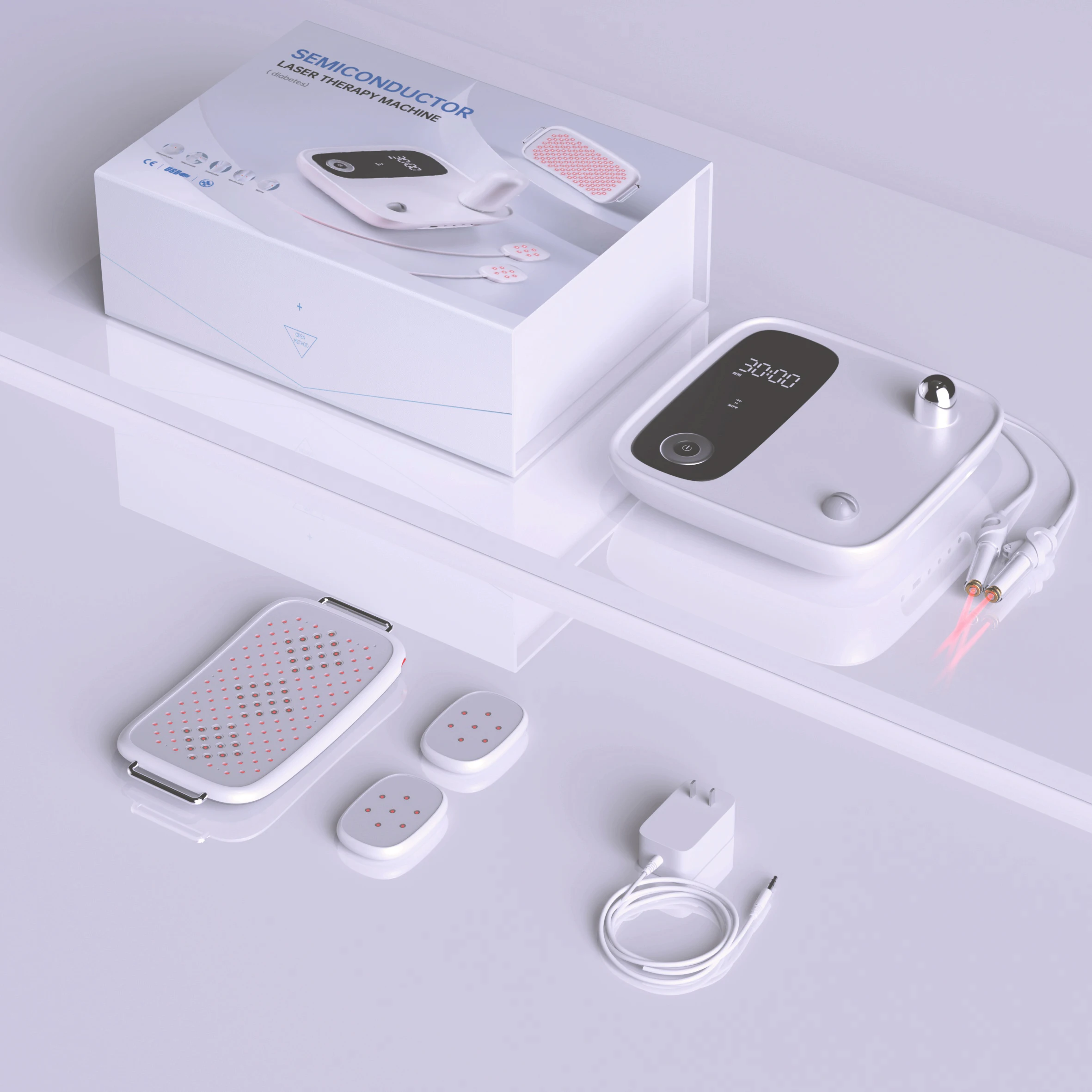 high blood glucose lllt laser therapy phototherapy machine blood circulation improvement diabetes physical therapy equipments - Image 2