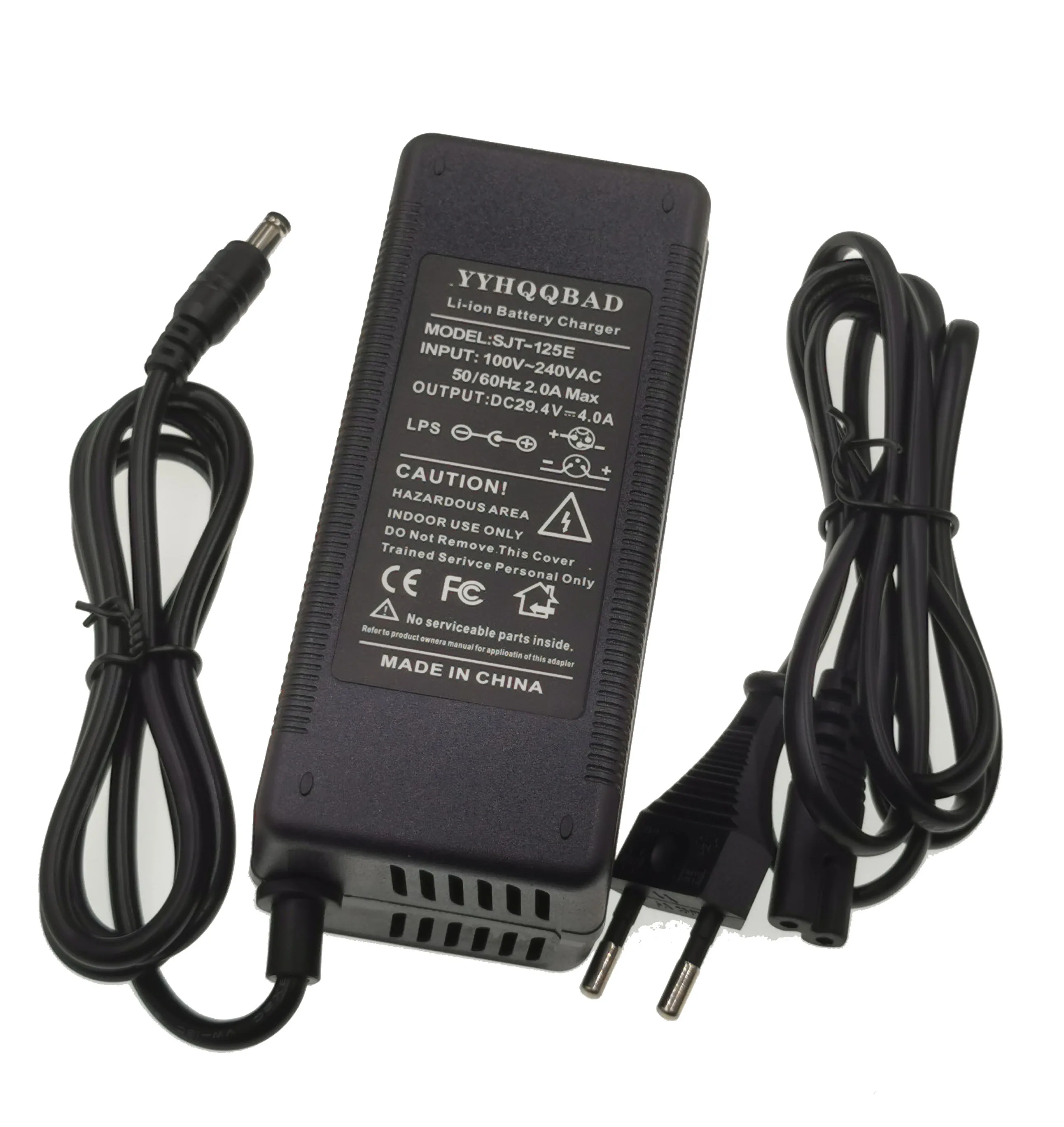 29.4V 4A Li-ion battery charger For 25.2V 25.9V 7 series lithium li-ion battery pack XT60 Connector,charger adapter,battery charger