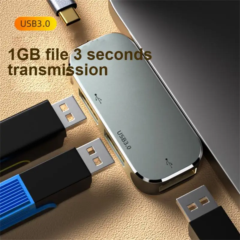 RYRA USB Type-C Docking Station HUB Multi-function Converter USB3.1/HDMI-compatible/3.5 Headset USB 3.0/2.0 For Macbook Pro Air