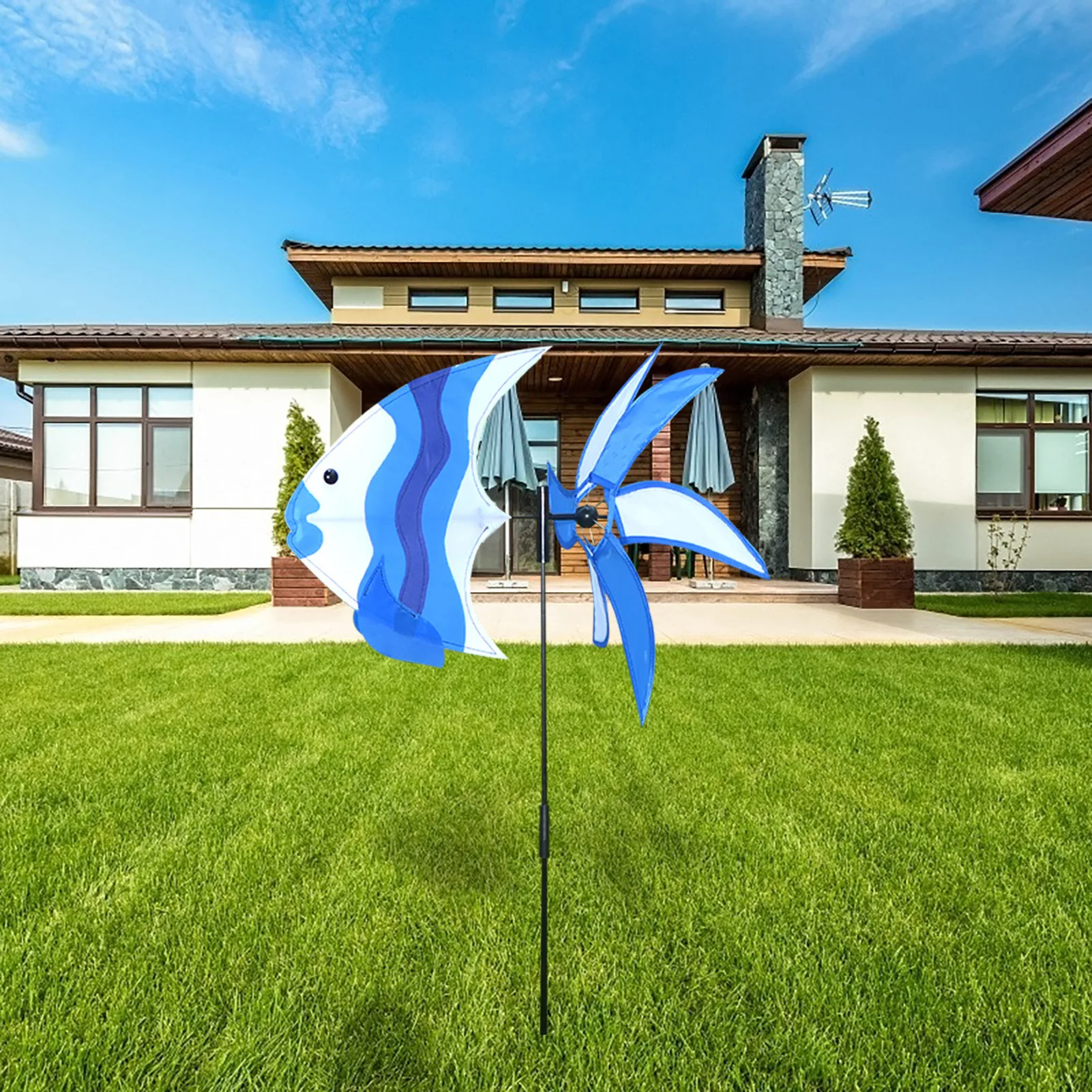 Colorful Windmill Toys Pinwheel Windmill Home Garden Yard Decor Outdoor Gifts Children's Toy Scare Birds Away Wind Spinner garden art decor windmill toys garden windmill wind spinner