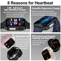 2025 New AI Diagnosis Blood Lipids Uric Acid Body composition Test Smart Watch For Men ECG+PPG Bluetooth Call Health Smartwatch - Image 2