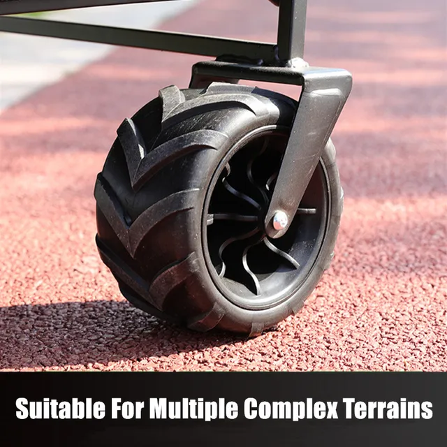 Összecsukható Kemping Teherautó Piknik Kocsi Háztartási Élelmiszerbolt Bevásárlókosár Kültéri Asztali Poggyász Tároló - Image 5