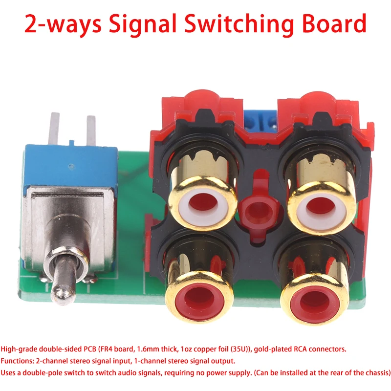 Dual Audio Signal Switchboard for Home Theater and Sound Systems