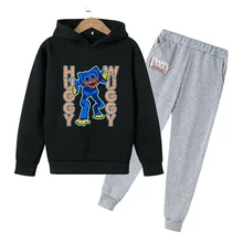 

Poppy Playtime Clothing Set Kids Hoodies Jogger Pants Tracksuit Girl Jacket Zipper Hooded Tops Children Coat Baby Boy Streetwear