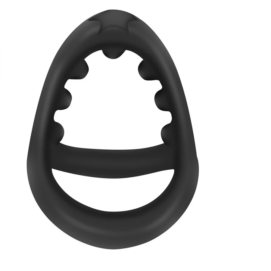 Silicone Penis Rings Silicone Penis Rings Cock Ring Erection Enhancing Triangular With Massage Beads Delayed Ejaculation Sex Toys For Men