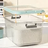 7.5/10Kg Rice Storage Box Large Capacity Flour Cereal Bucket Insect Proof Moisture-proof Rice Storage Tank Kitchen Storages Box 5