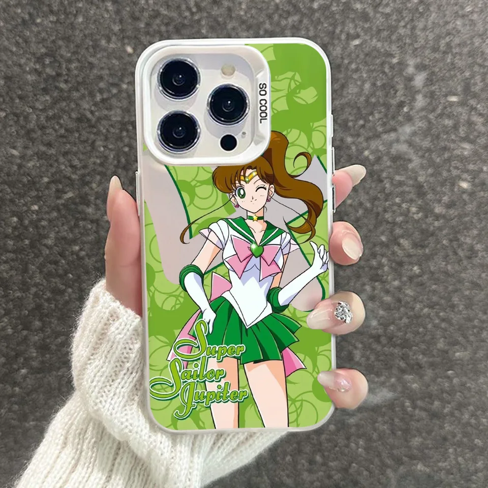 Cartoon Phone Case For S-Sailor Moons-iPhone 16 15 14 13 12 11 Pro