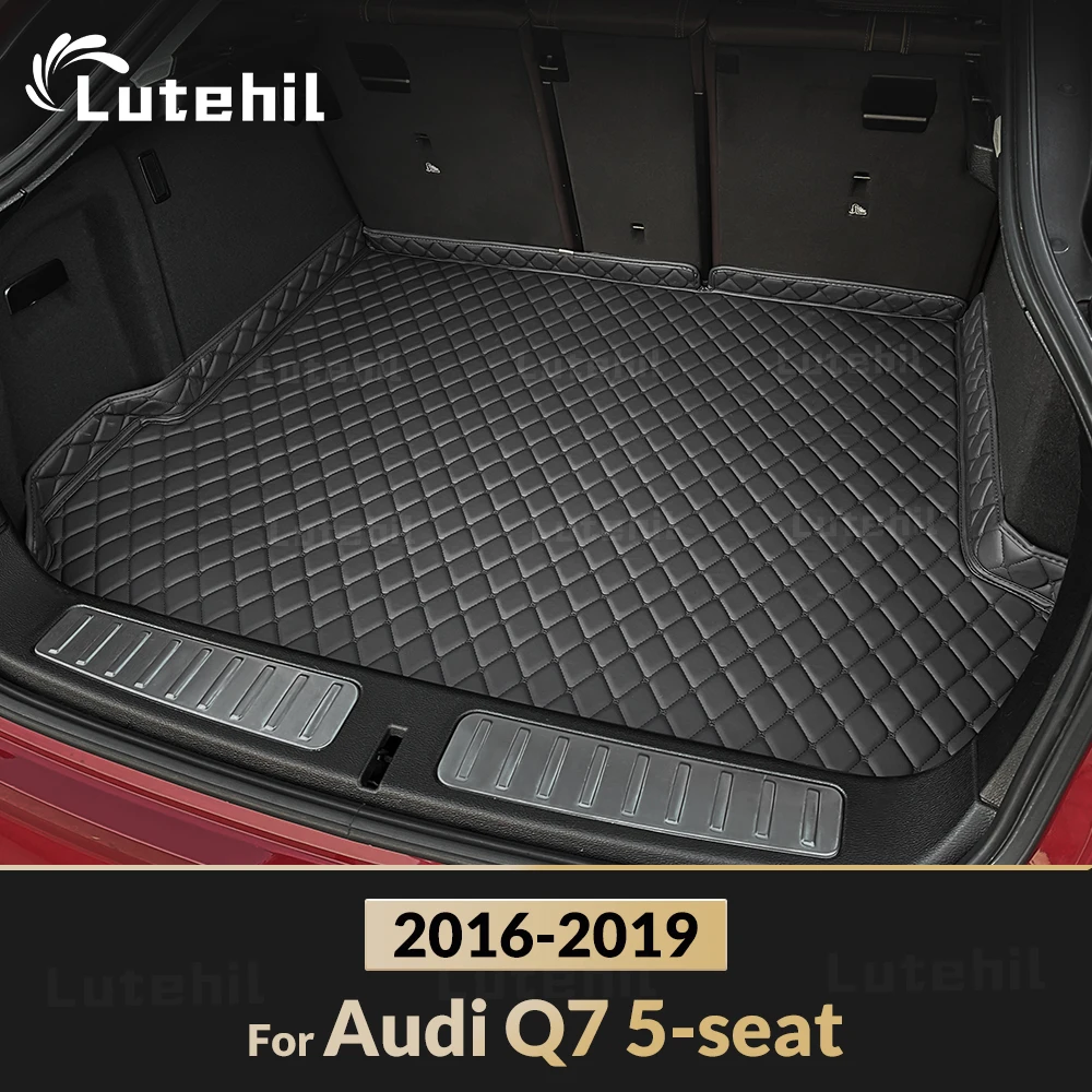

Автомобильный коврик luтехil для багажника Audi Q7, пять сидений 2016, 2017, 2018, 2019, автомобильные аксессуары, автомобильные товары, детали интерьера