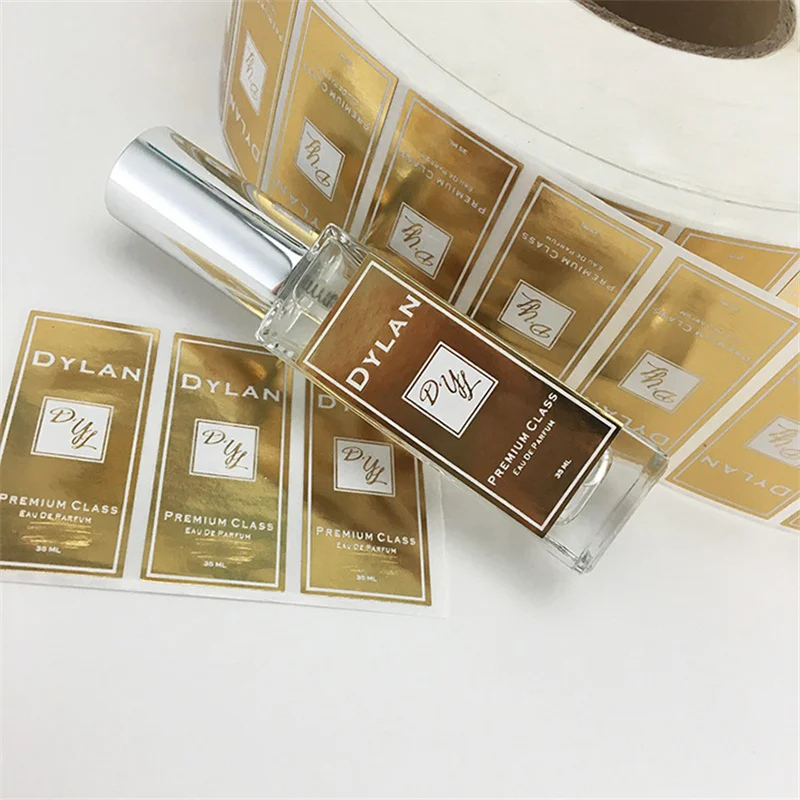 Eco-Friendly PVC Sticker Roll Self-Adhesive Waterproof Product Labels Customizable Sticker for Business Supplies