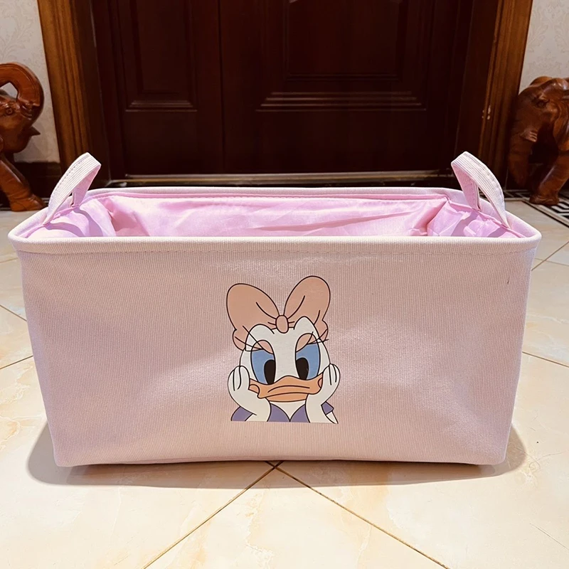 

Disney Kawaii Donald Duck Storage Basket Anime Cute Sweet Daisy Cartoon Large Capacity Storage Box Lovely Gifts for Girls
