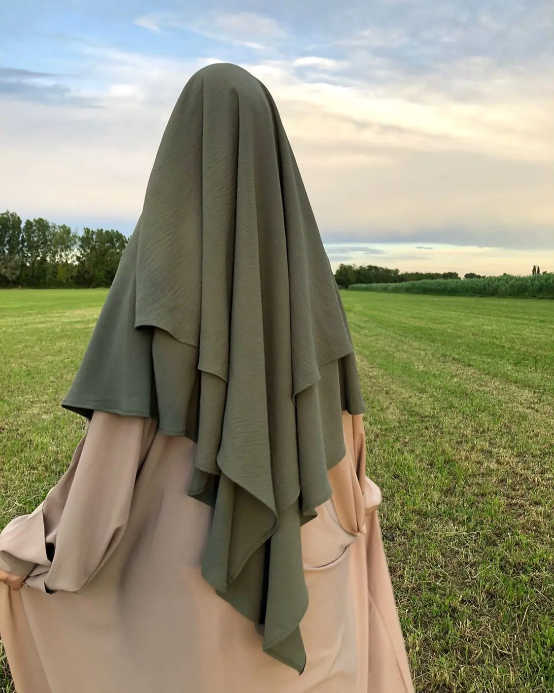 2 Layer Khimar Hijab Crepe Ramadan Eid Prayer Clothes Jilbab Muslim Long Headcarf Hijabs for Woman Islamic Saudi Turkey Niqab