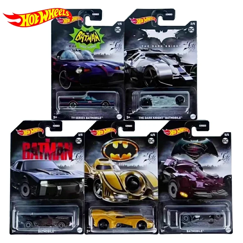 Original Hot Wheels Car Batman Batmobile Diecast 1/64 Veicoli Pixar Lightyear Spide-Man Kid Boy Toys For Children Birthday Gift