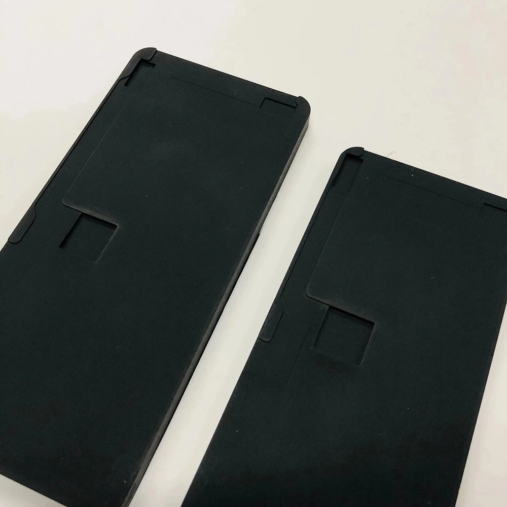 Black Rubber Pad With Flex Cable Space For iPhone 11 12 13 14 Pro Max OCA Laminating Mold Mat LCD Screen Refurbish Repair Tool