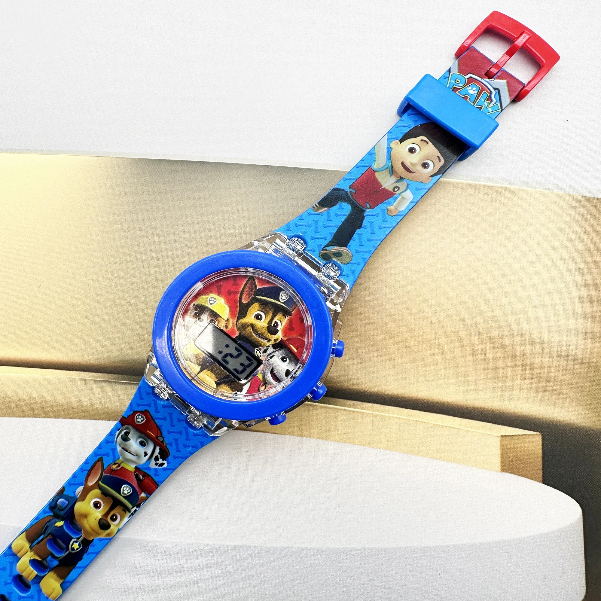 Reloj electrónico de la patrulla canina para niños, relojes digitales  impermeables, figura de dibujos animados, Skye, Chase, Marshall, Everest -  AliExpress