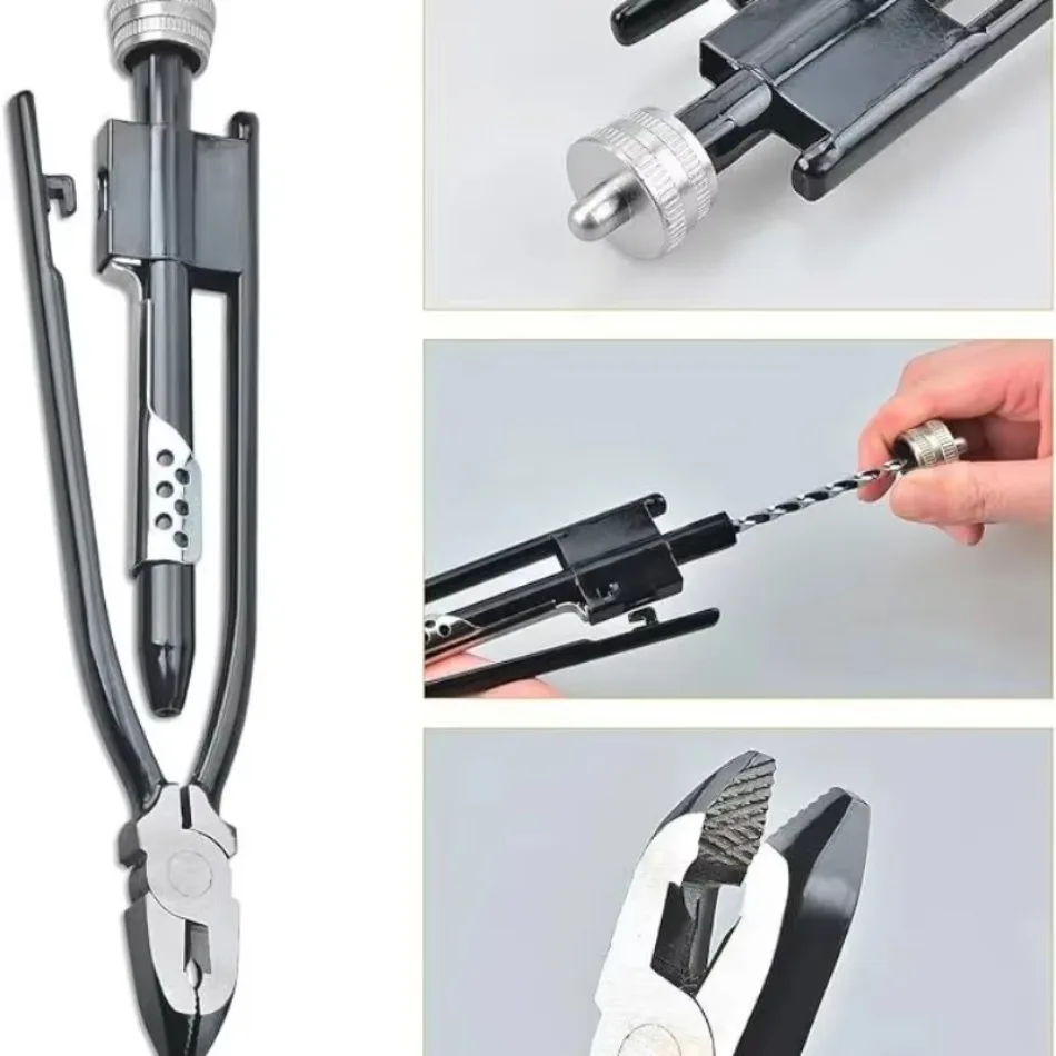 1 Pcs 6-inch Single and Bidirectional Fuse Pliers Wire Twisting Pliers Aviation Safety Lock Pliers Winding Camping Multitool