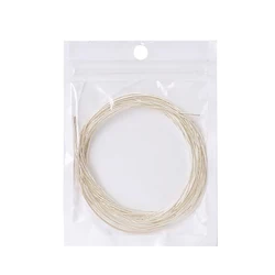 Silver Plated Nylon Classical Guitar Strings - 6 - Piece Durable Replacement Set (Onesize)