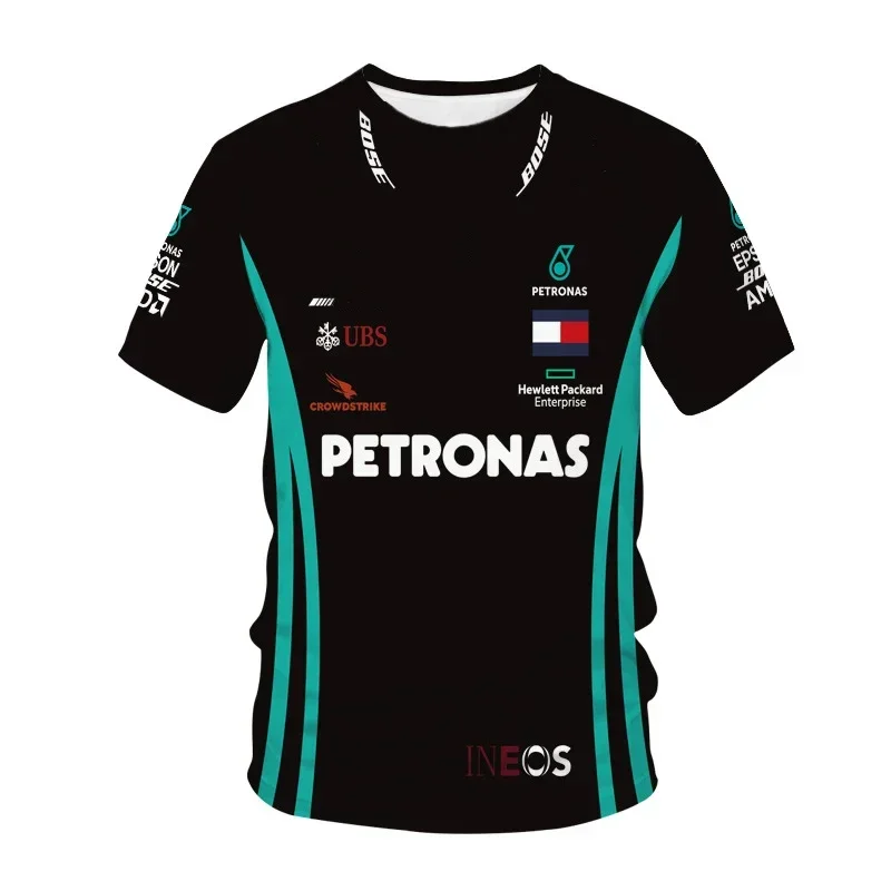 

3D Printed Men's T-shirt Racing Wear T-shirt F1 Top T-shirt Summer Quick-drying Oversized Casual Sports Fashion Clothing