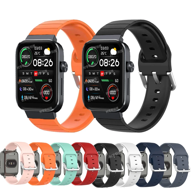

Ремешок силиконовый для умных часов Mibro Watch T1, сменный быстросъемный браслет для мужских и женских часов Mibro T1