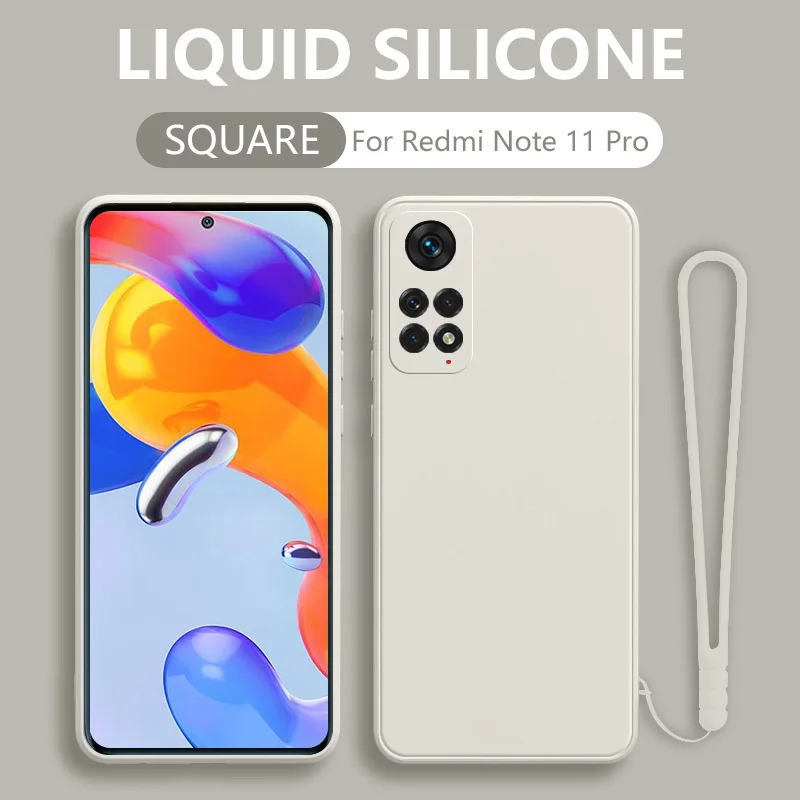 Carcasă din silicon lichid pentru Xiaomi Redmi Note 11 10 9 Pro 11s 10s 9s 11E 11T Poco F3 X3 M3 M4 Pro Mi 11 Lite 5G NE_voghion.com