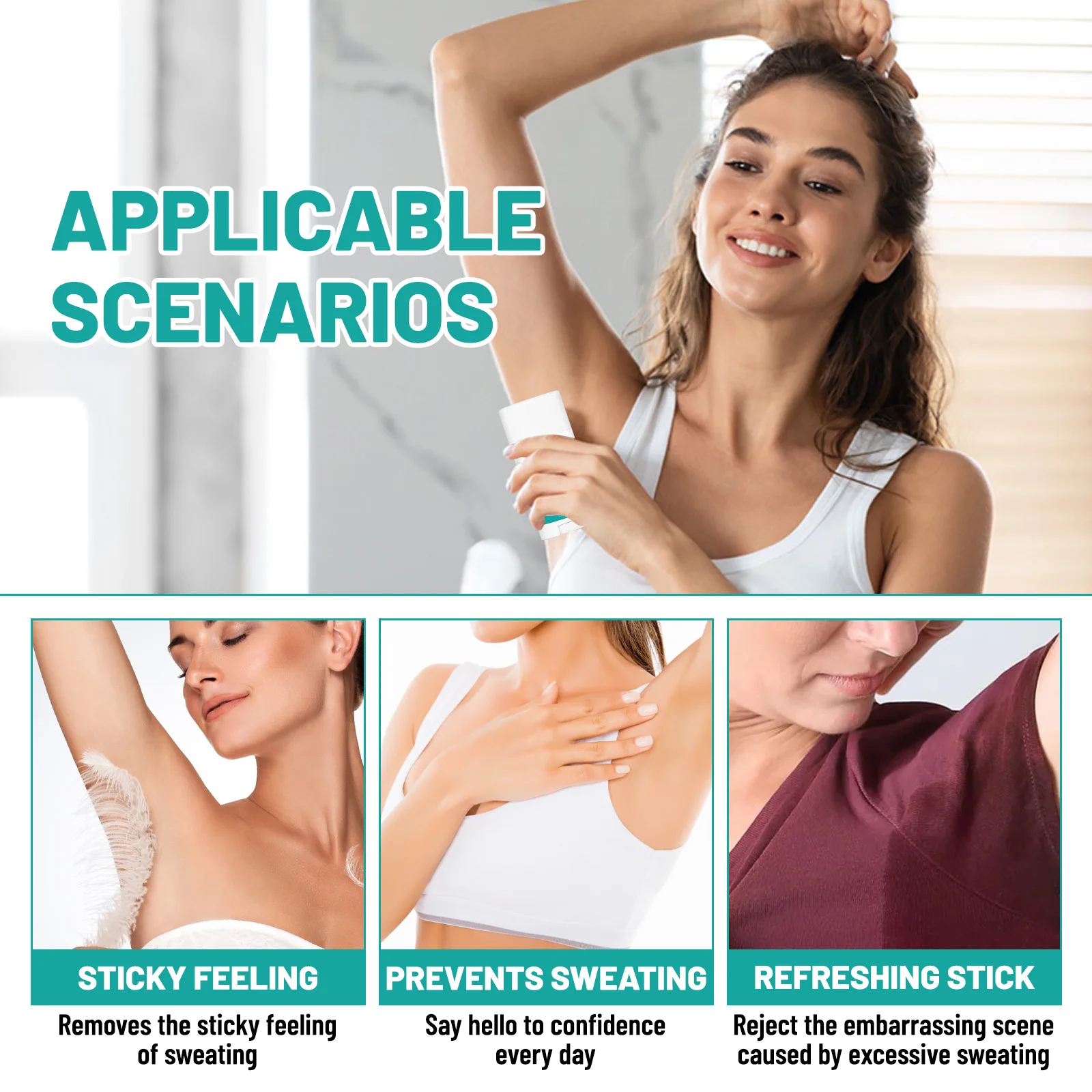 Super Strong Antiperspirant Stick For Hands Feet And Face_voghion.com