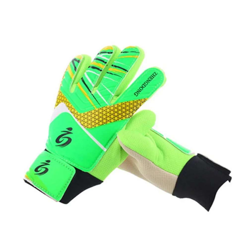 thumbnail image 1 of 1 par de guantes de portero de fútbol para niños, guantes antideslizantes con relieve grueso para fútbol, guantes de portero de fútbol para adolescentes y niños, 1 of 5