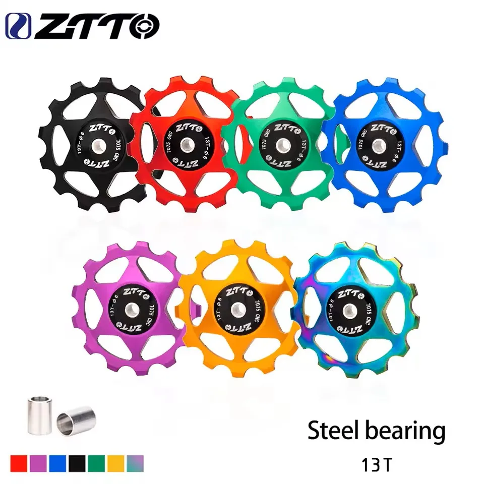 Premium Jockey Wheel Steel Bearing Pulley - Precision-Crafted AL7075 CNC Guide Roller
