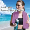 3pcs Microfiber Towel Set Quick Drying beach TowelsHigh Quality Towel Sets,Ultra Soft Towel Set For running,Fitness,Travel, Yoga 6