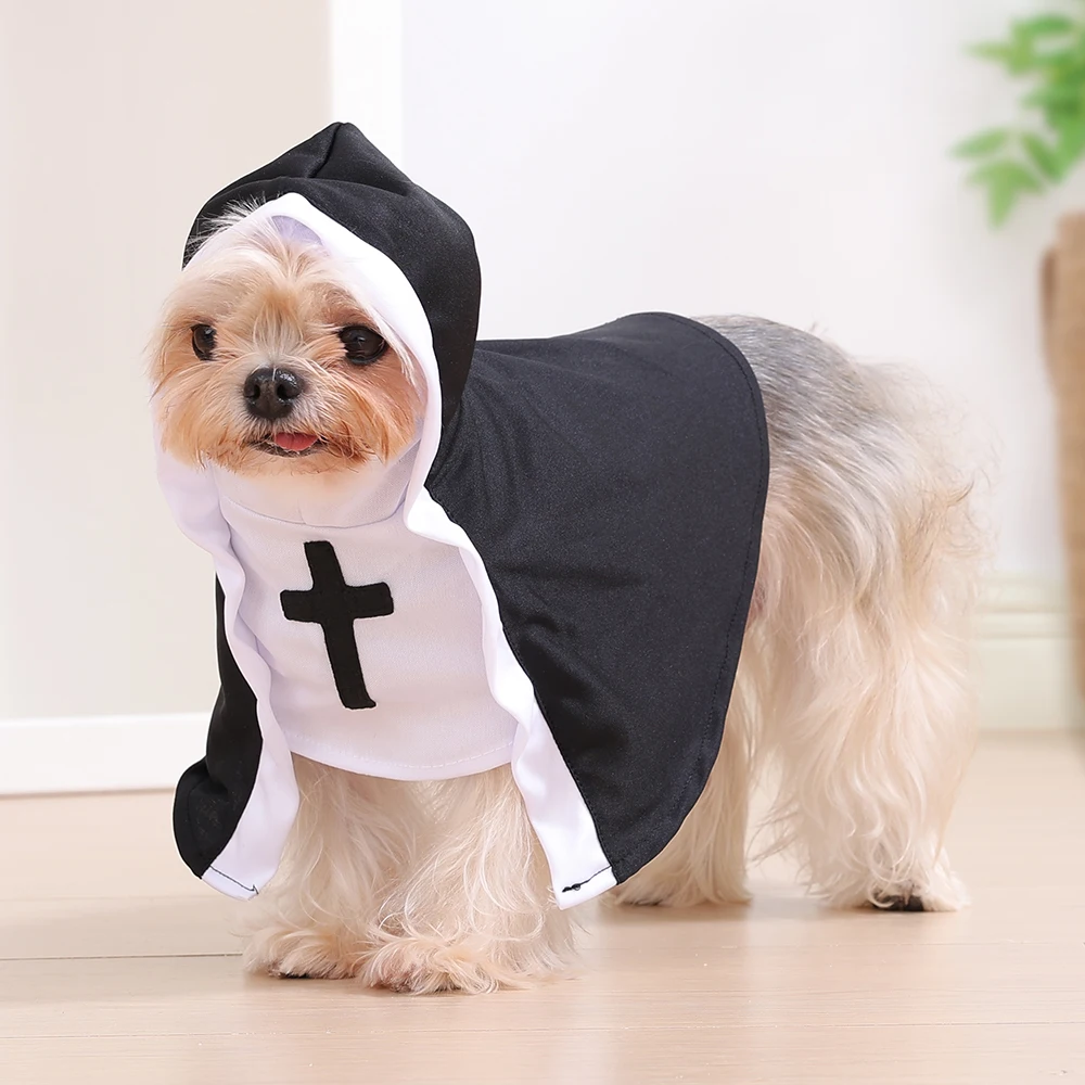 Funny Dog Nun Halloween Costume 5