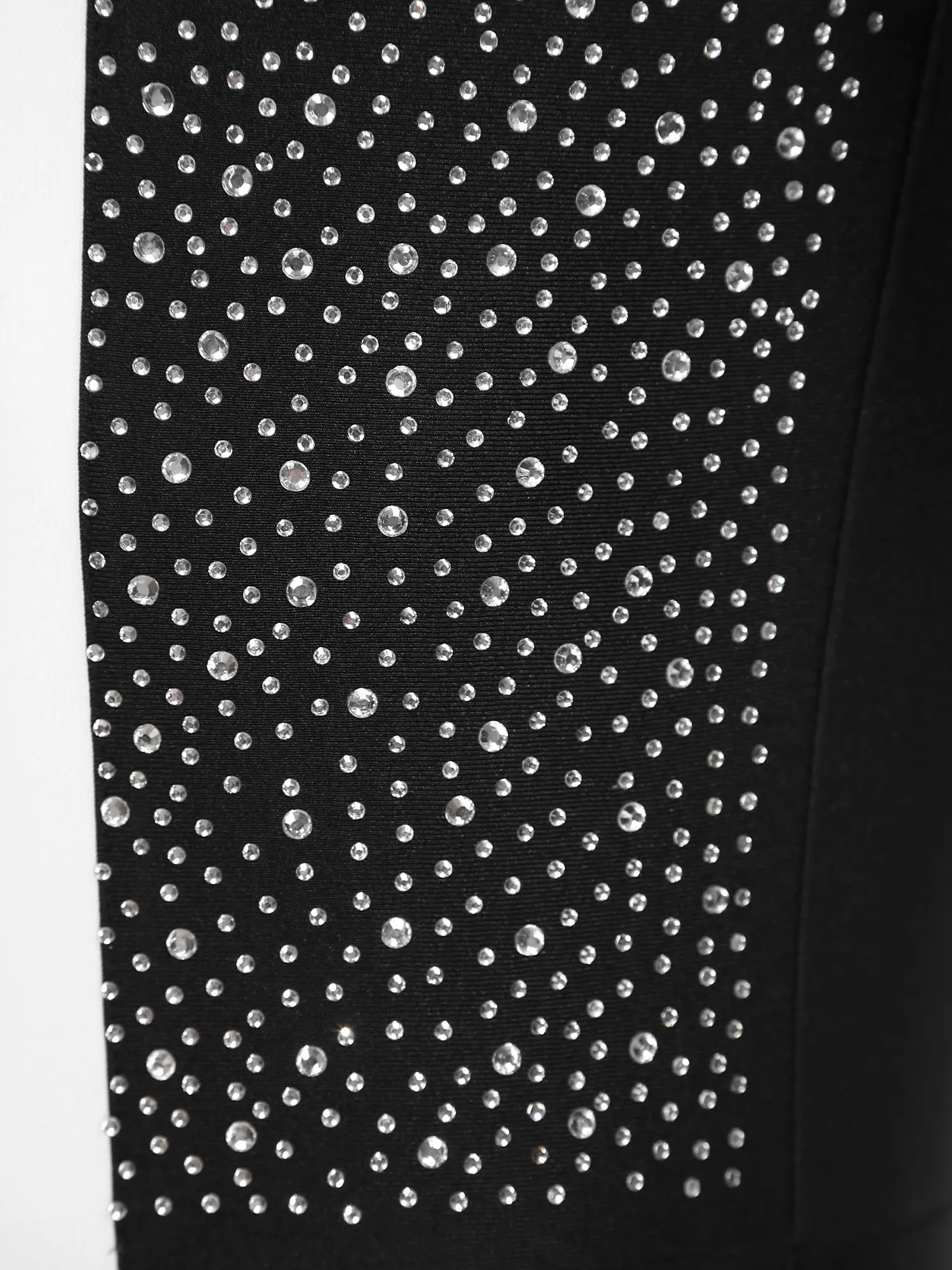 Men Latin Rumba Ballroom Gymnastics Leotard Dance Costume Long Sleeves Shiny Rhinestones Shirts Bodysuit with Bowtie Dancewear