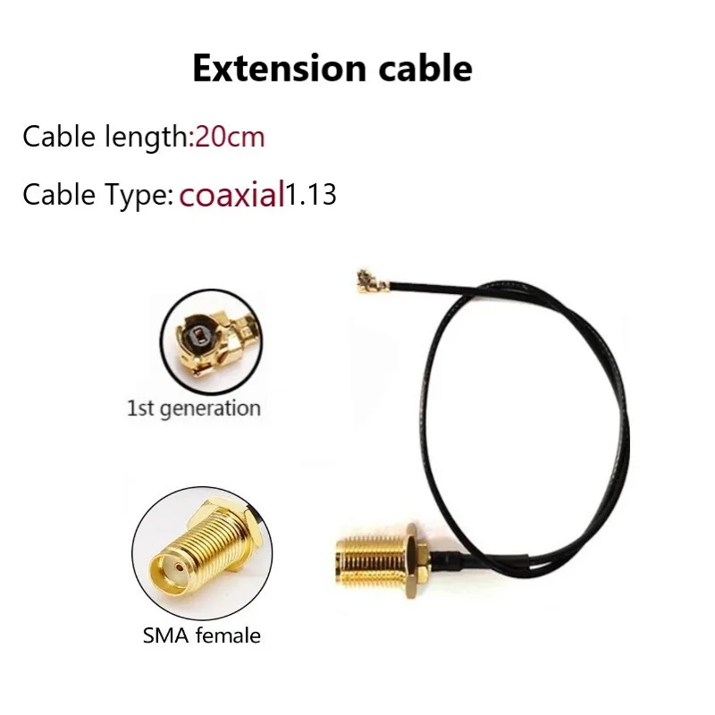 5pcs 868/915mhz 안테나 3dbi 게인 SMA 남성 11cm 길이 흰색 px1 - SMA 여성 케이블 lora LoraWan meshtastic 게이트웨이 리피터