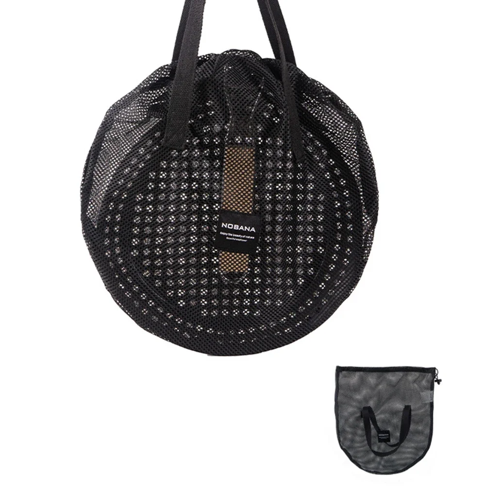 Convenient Grill Plate Carry Bag BBQ Frying Pan Storage Drawstring Design Multi-functional Use For Beach Trips