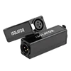 Professional Mono Common Ground Audio Black Audio Isolator Filtering To Eliminate Current Sound Balancing Adapter 3
