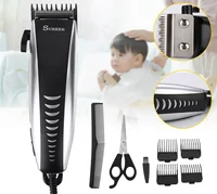 220V Professional Electric Hair Trimmer Hair Clippers Cutting for Kids Man Adult Anti Slip Set Scissor EU Plug 1