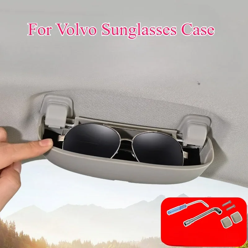 Auto Handle Modification Glasses Holder ABS Storage Box with Tool Accessories