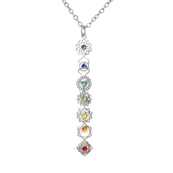 7 Chakra Yoga Pendant Necklace 1