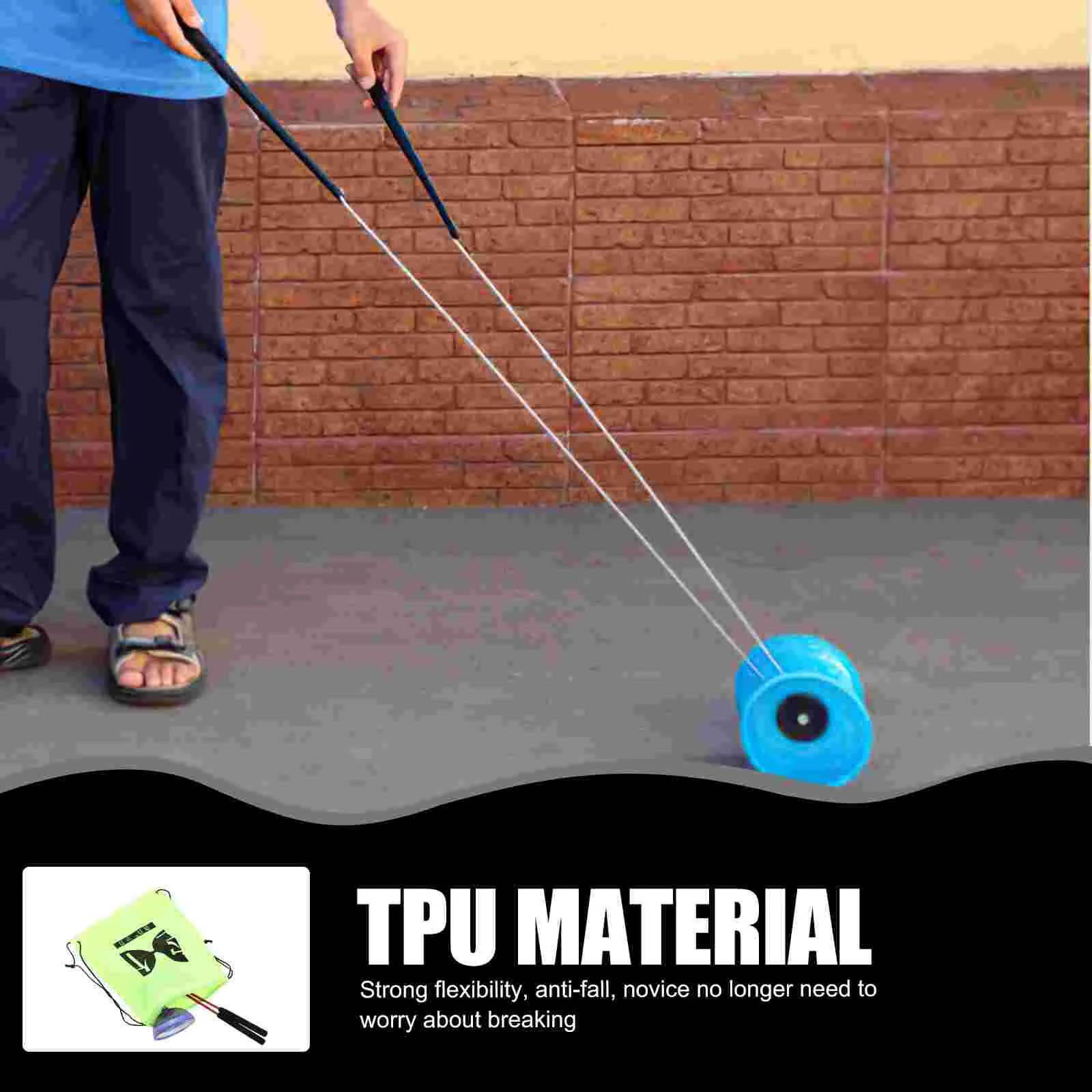 Professional Diabolo Diabolo Yoyo Elderly People Toy Kids Juggling Fitness Set Tpu Chinese for Child Professional Diabolo