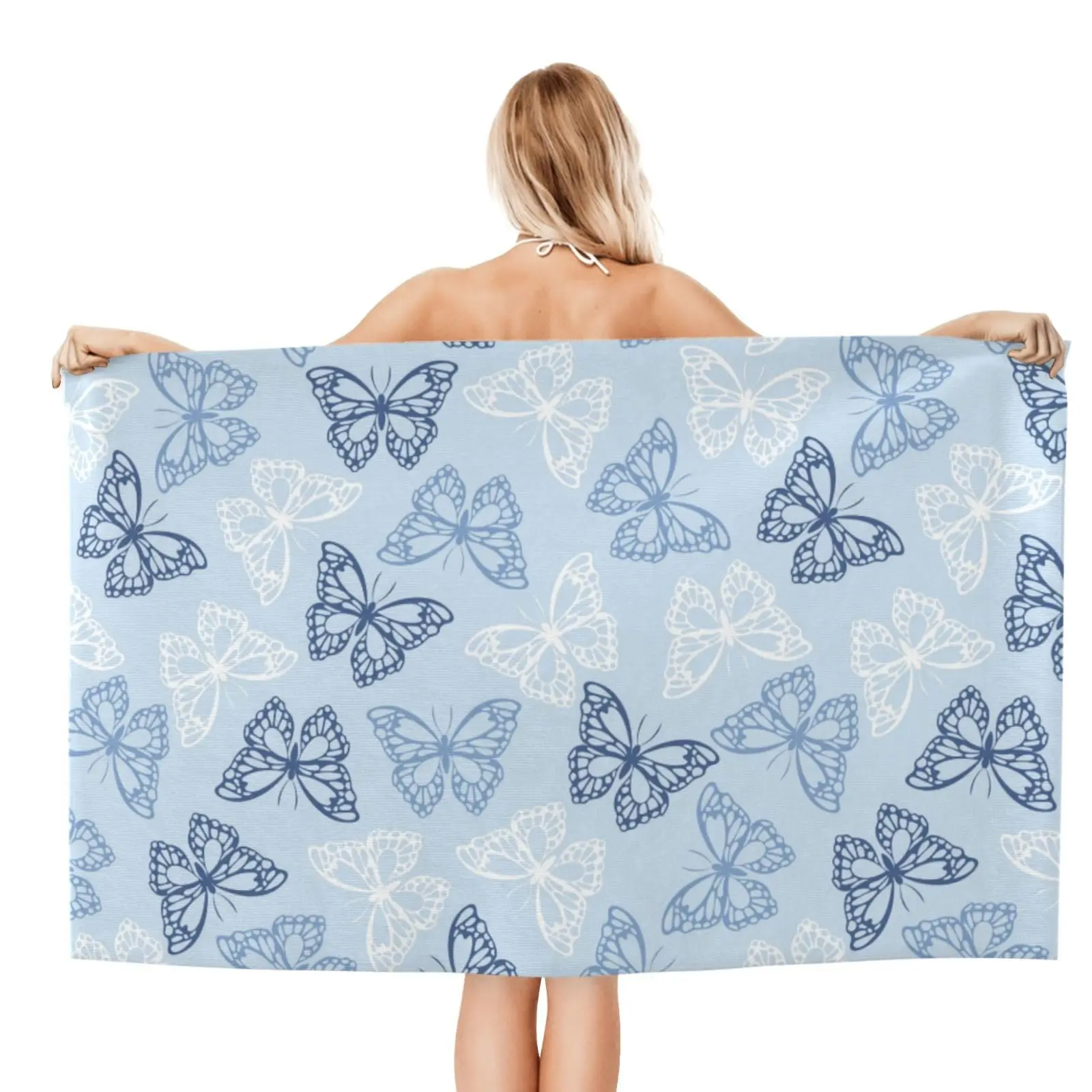 

Microfiber Beach Towels for Adults Sand Free Travel Towel Large Fast Drying Lightweight Oversized Bath Towels