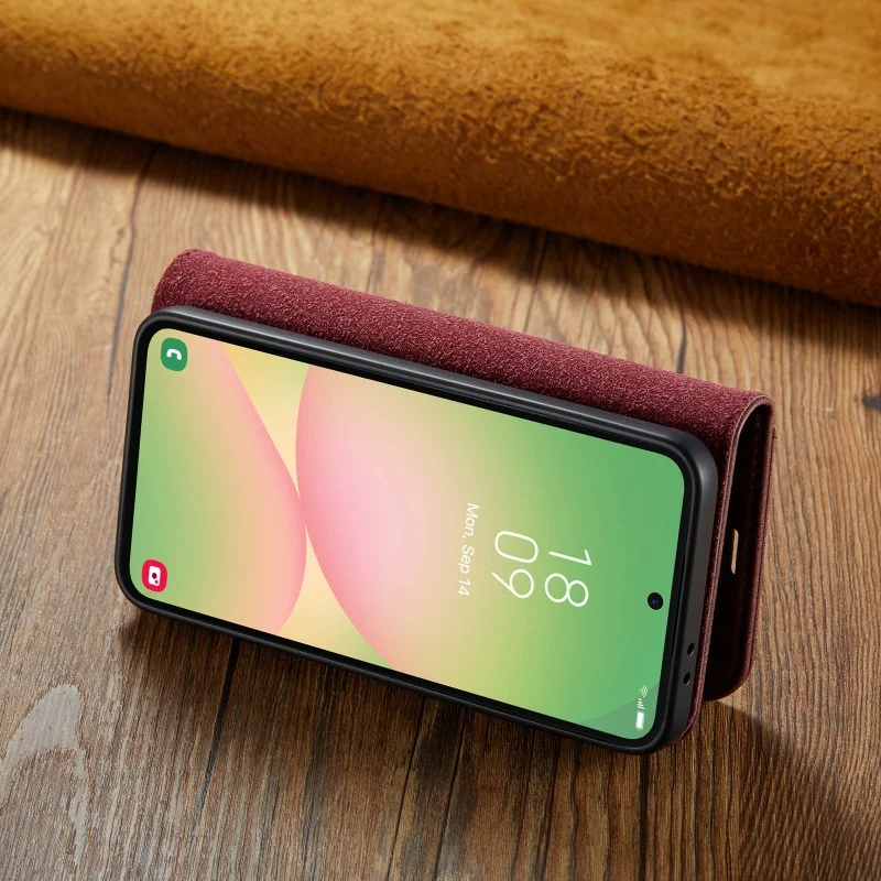 Magnetic Leather Wallet Phone Case with Card Holder