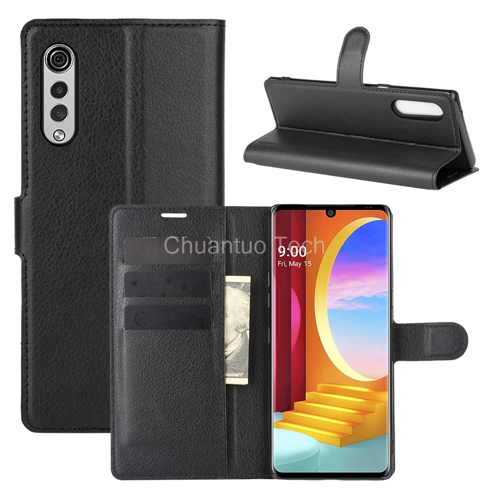 Portafoglio Moda Custodia In Pelle Pu Per Lg Velvet 5G/Lg Velvet 5G Uw Flip Cover Posteriore Protettiva Per Telefono Con Porta Carte