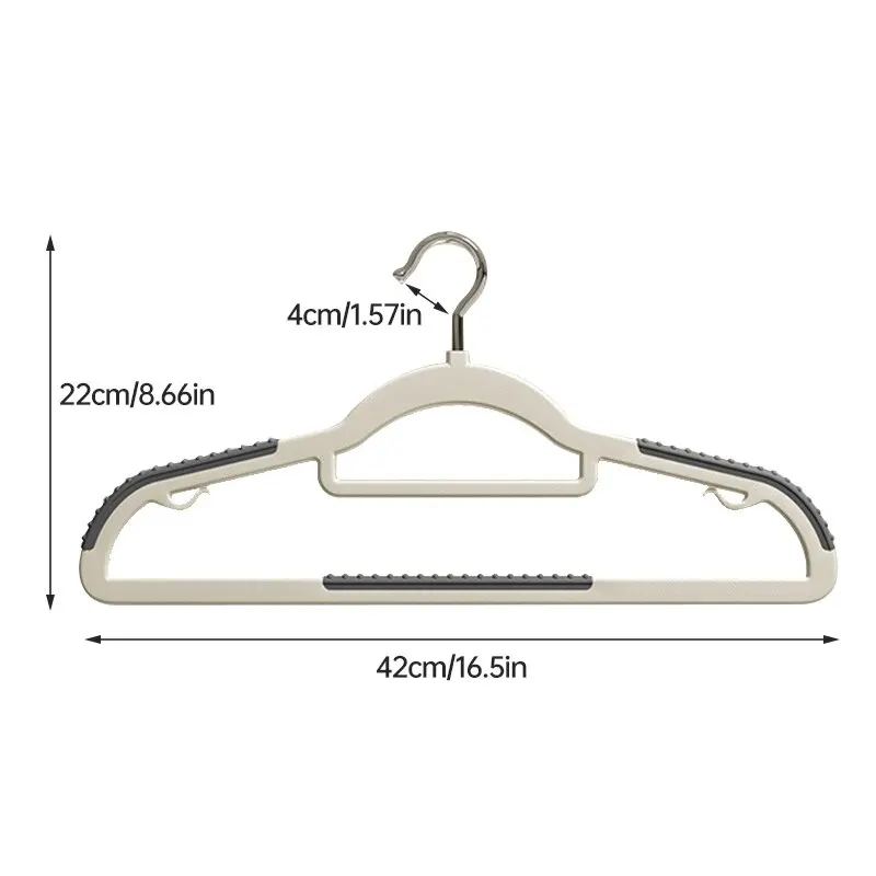 10PCS Clothes Hanging Household Hangers Non-slip Dormitory Bedroom Special Storage Clothes Hanging No Trace clothes hanger,storage hanger
